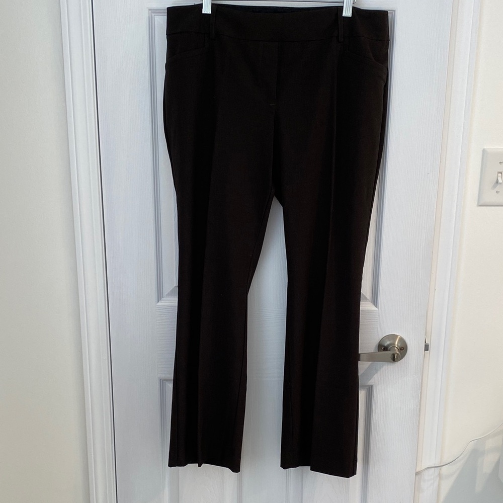 Reitman's Brown Straight Leg Women's Trousers